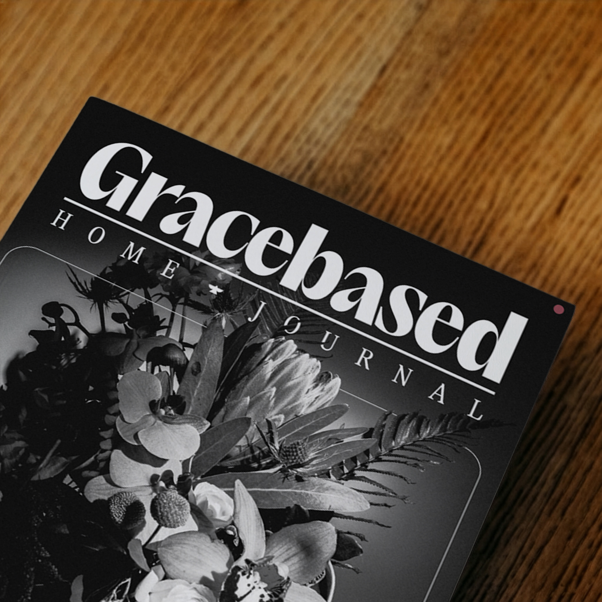 A close up cropped image of the Gracebased Home Journal