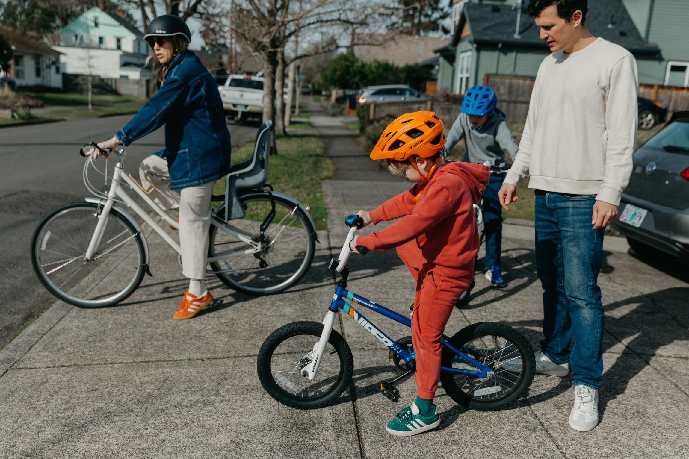 Children on bike