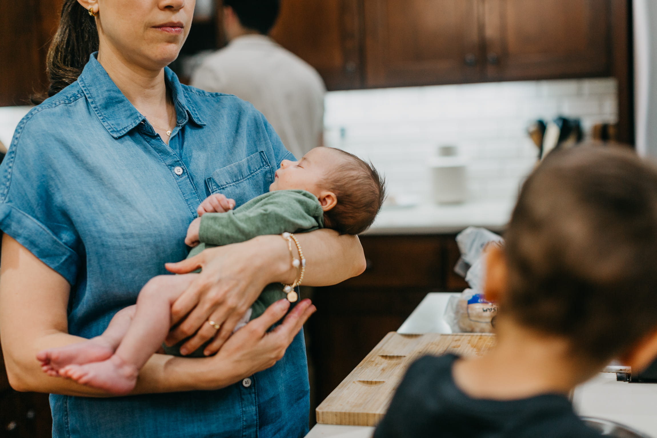 Mom with baby